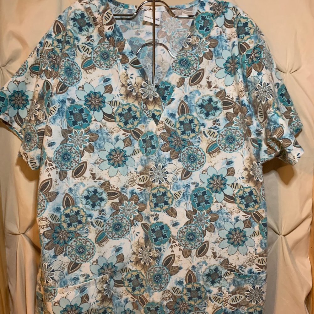 Turquoise Nurse Scrub Set